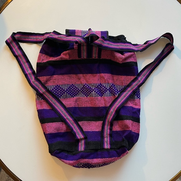 Hand sewn boho backpack - Picture 3 of 3